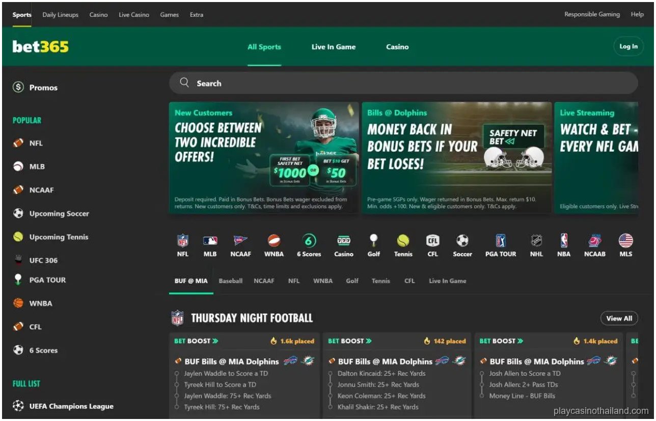 Bet365 casino Review